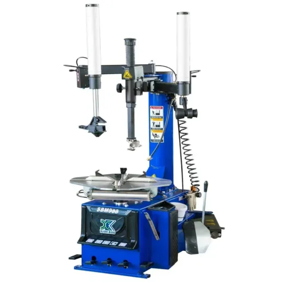 LANKISTR 988 Tire Changer with Auxiliary Arm, 110V, 12"-24"
