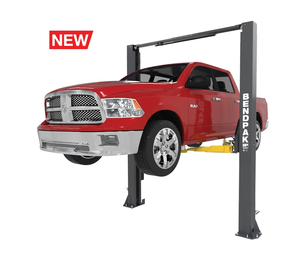 10,000‐lb. Capacity / Adaptable Clearfloor / Adjustable Width / Screw Pads / HIGH-RISE
