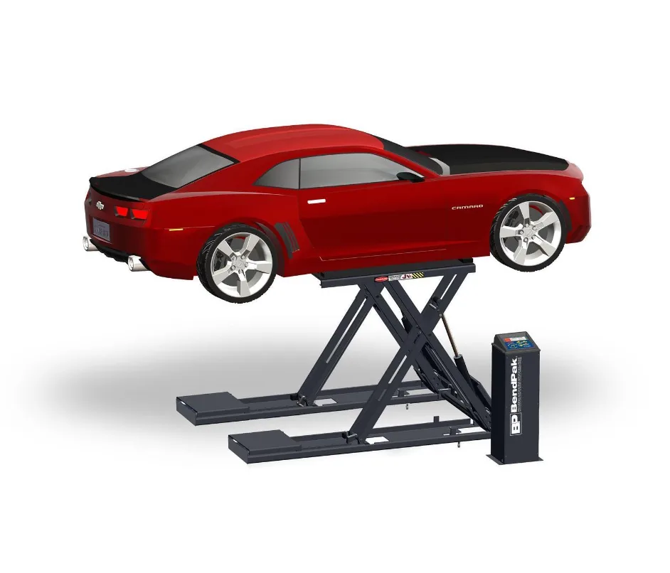 BendPak 5175155 Low-Rise Scissor Lift, 9,000 Lbs, Flush Mount