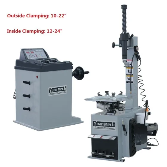 1.5 HP Swing Arm Tire Changer Wheel Balancer Combo
