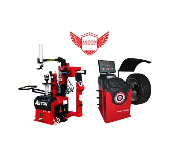 Aston® Leverless Center Post Tire Changer Combo Fully Automatic T6-3022