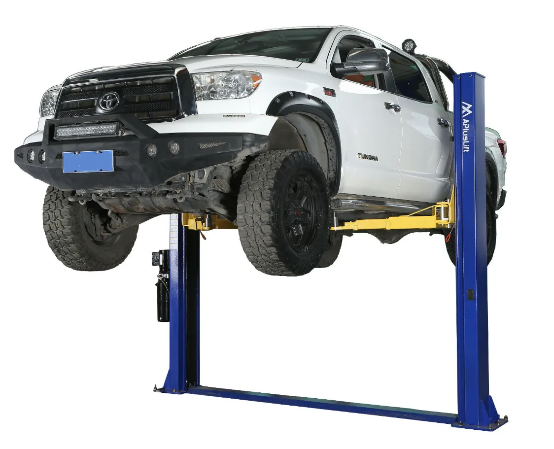APlusLift HW-10KBP 10000LB 2-Post Heavy Duty Floor Plate Car Lift Truck Hoist